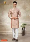 Outluk Vol 140 Mens Silk Digital Printed Kurta And Pajama Collection Wholesale Manufacturer